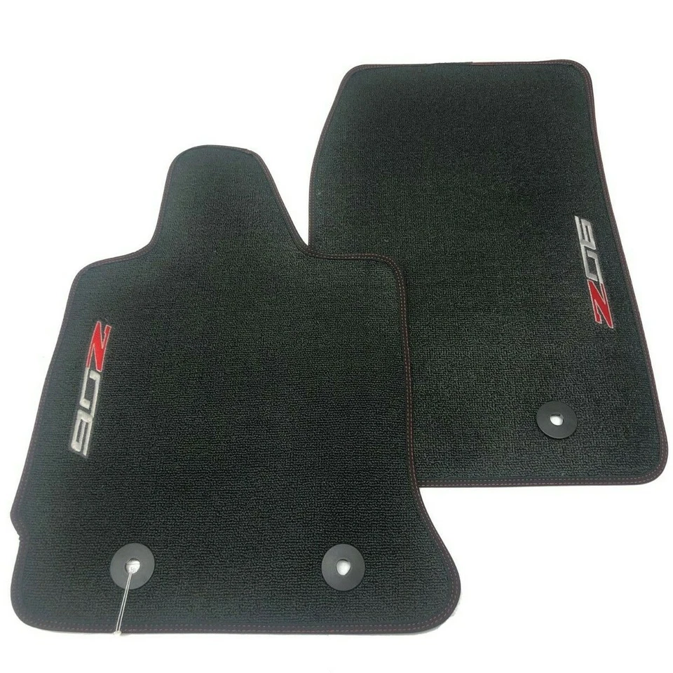 Alfombrillas Corvette Z06 2014-2019 con costuras rojas adrenalina 23476289 Foto 2 de 4