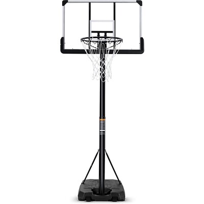 Portable Basketball Hoop Goal Basketball Hoop System Height Adjustable 7 ft. 6 