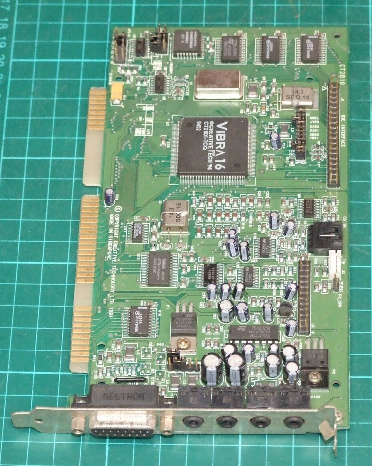 Creative Labs Sound Blaster Vibra 16 CT2810  vintage PC 16-bit ISA card - Image 2 of 2