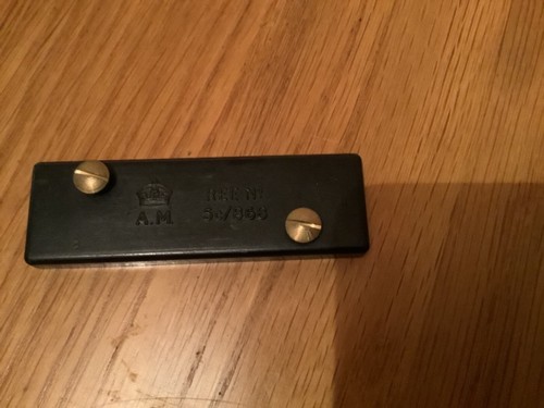 A.M Block Cover ref - 5C/868 WW2 Aircraft Parts (CB11) - Picture 1 of 2