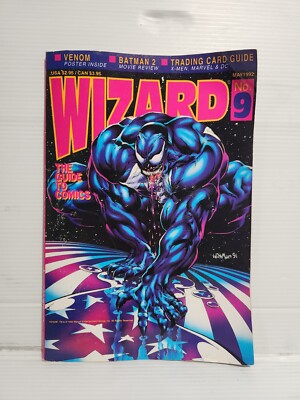 Wizard The Guide to Comics #9 Magazine (1992) Venom Bart Sears | eBay