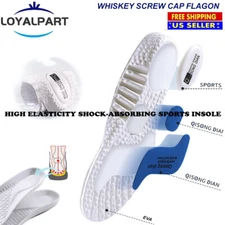 Shock Absorption Insoles Gel Orthotic Sport Running Insert Shoe Pad Arch Support