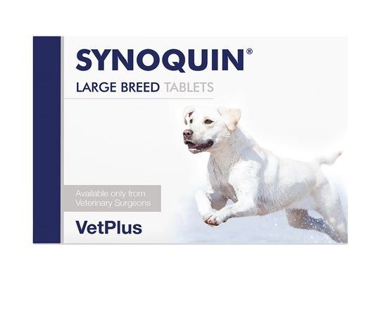 SYNOQUIN� Large Breed Joint Support Supplement for Dogs 120 Chewable Tablets