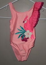 EUC INFANT TODDLER GIRLS CAT  JACK ONE PIECE SWIMSUIT SIZE 18 MONTHS