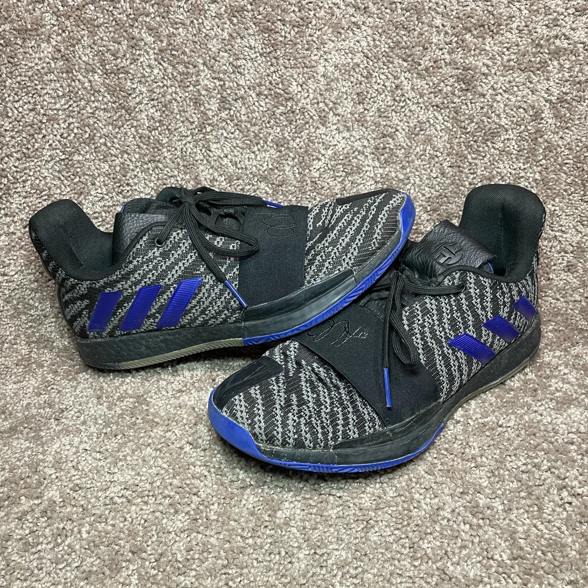 Adidas Harden Vol. 3 Black Active Blue for sale | eBay