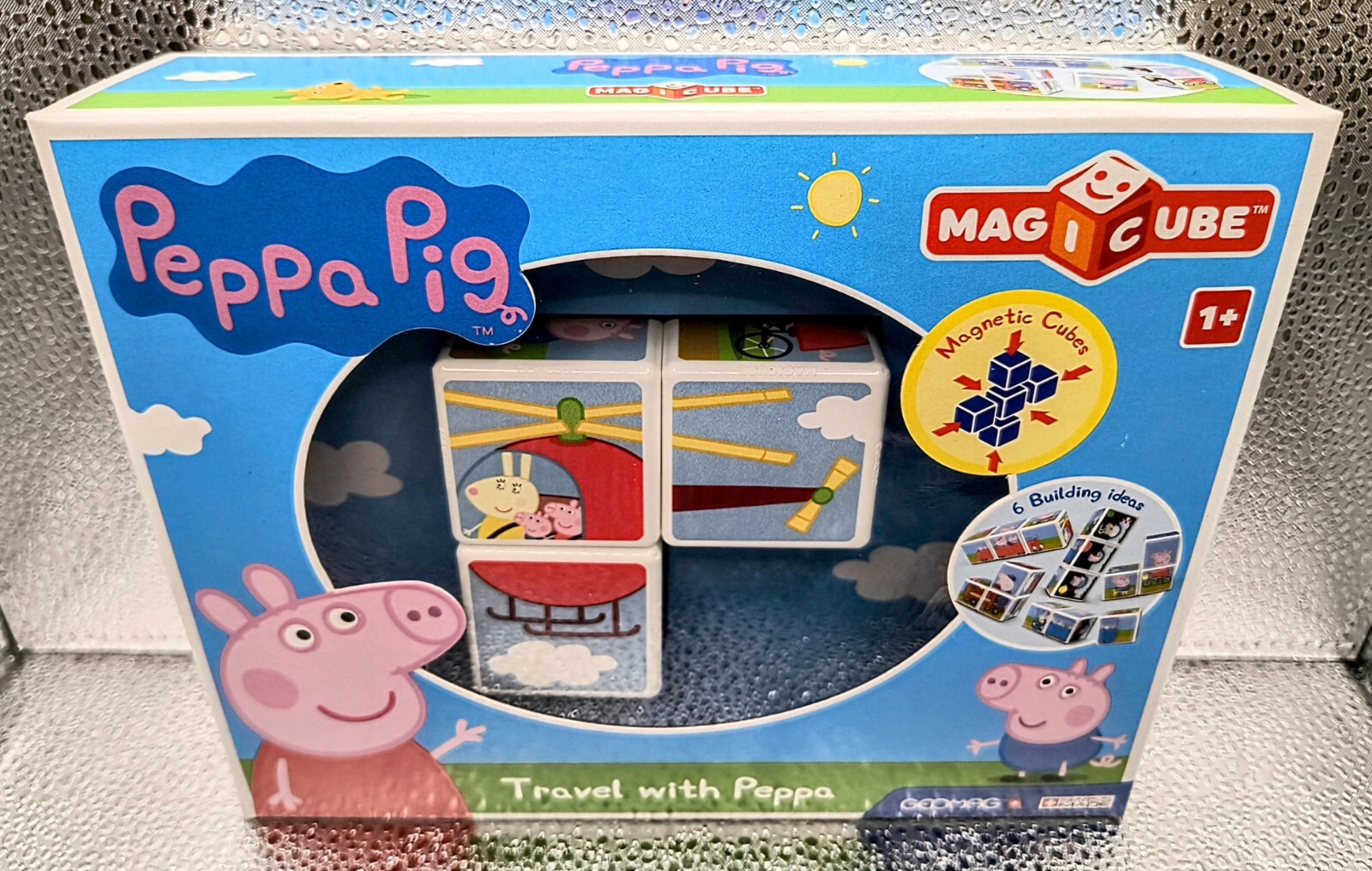 Peppa Pig Magicube Travel With Peppa Magnetic Cubes  Made In Switzerland New