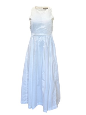 Marella By Max Mara Women's White Editor Sleeveless A Line Dress Size 2 NWT