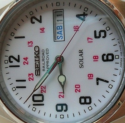 seiko railroad approved solar watch