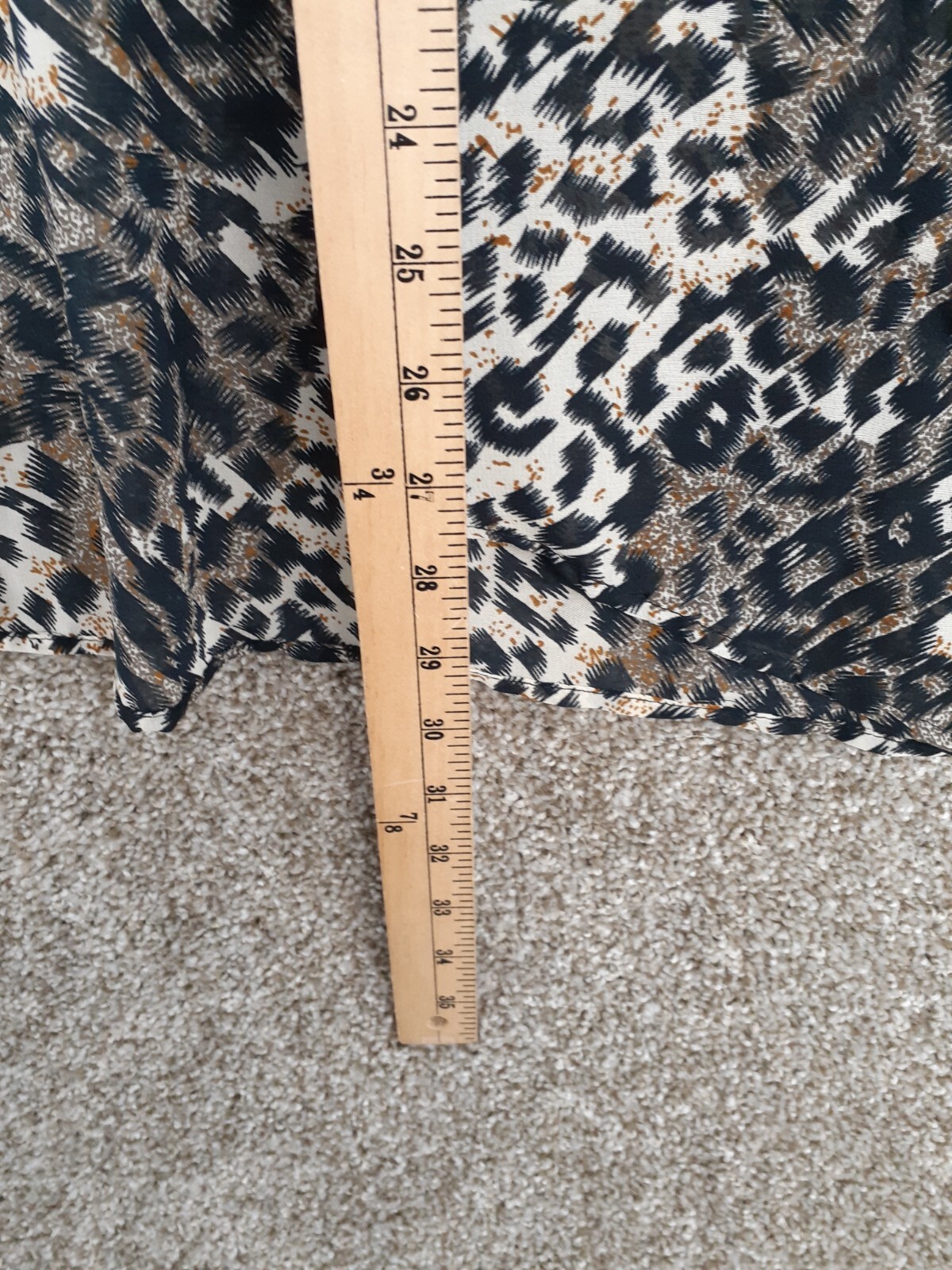 MPH Leopard Animal Print Kimono Top Womens M Flowy Boho Casual Modern NWT