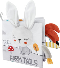 Stoffbuch Für Babys,Bilderbuch Aus Stoff Mit Tiere,Frühe Entwicklung Baby Tuch B