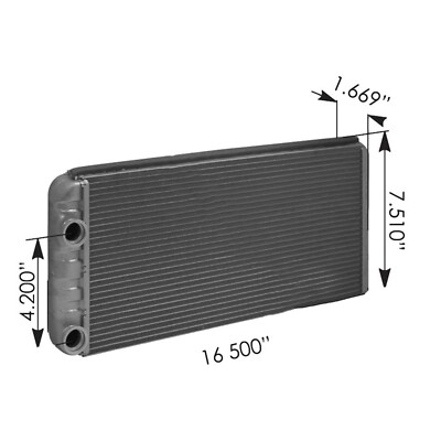 OE MAHLE BEHR Heater Core Volvo 351333141