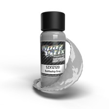 SPAZ STIX Battleship Gray Airbrush Ready Paint, 2oz Bottle SZX12120