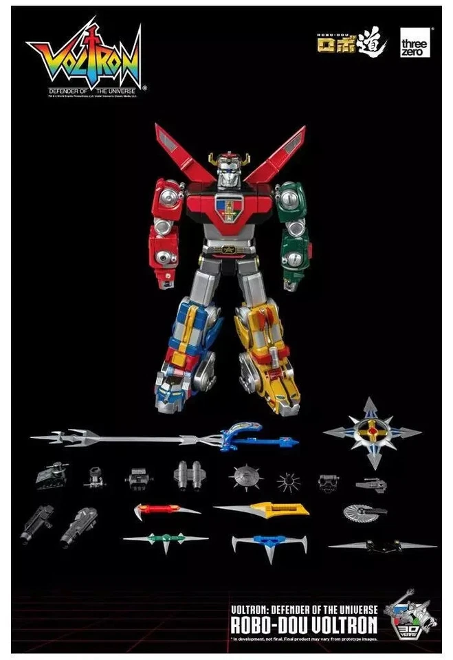  Defender of the Universe Golion Robo-Dou Action Figure ThreeZero VOLTRON - Immagine 2 di 2