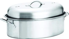 R and B Import CS-1004 Stainless Steel Roaster with Rack
