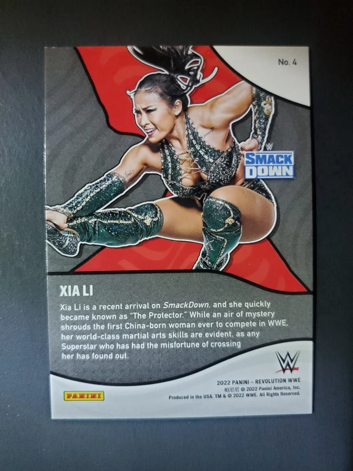 2022 Panini WWE Revolution - ShockWave Insert #4 XIA LI - Image 2 of 2