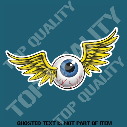 FLYING EYEBALL Decal Sticker for Mancave Rat Rod Hot Rod Vintage Decals Stickers