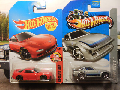 Hot Wheels Mazda Rx-7 LOT 4 89 SAVANNAH FC35 TREASURE HUNT HW CITY