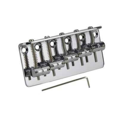 Korea Vintage Bass Bridge Assembly 5 Brass Saddles for 5-string FD JB / PB Bass