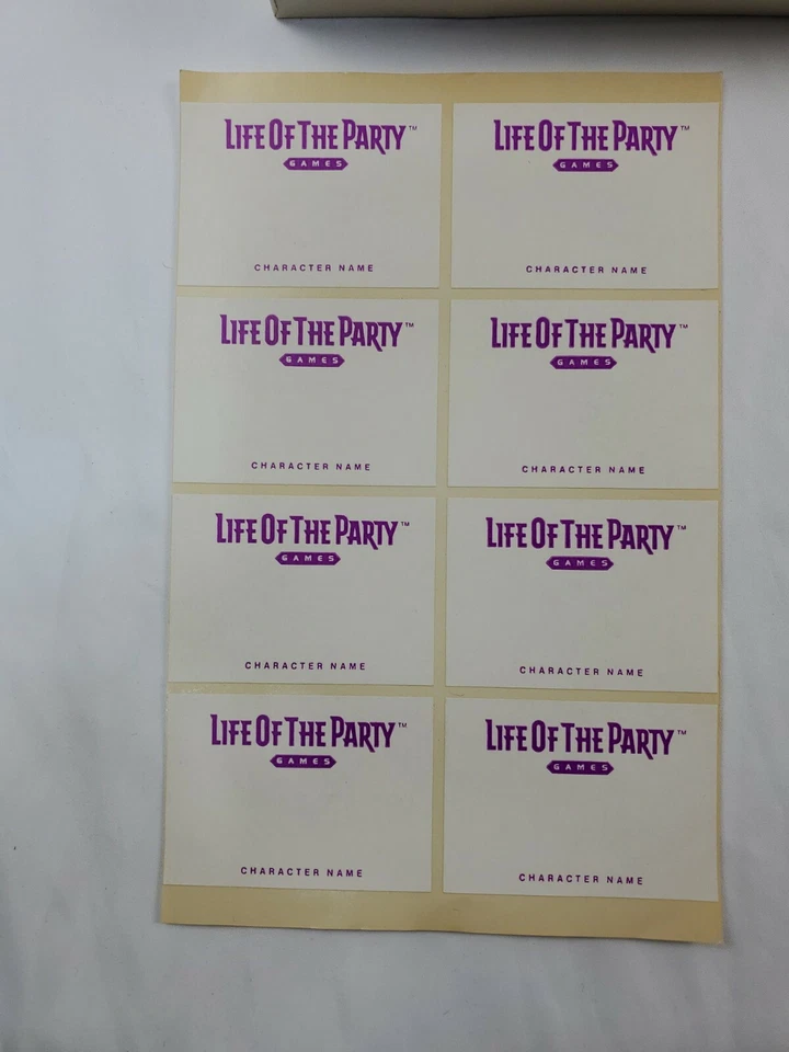 НОВАЯ игра Life of the Party 1987 MB Murder Mystery НОВАЯ открытая коробка - Изображение 4 из 4