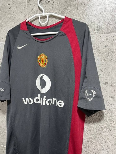 Camiseta de fútbol de entrenamiento Manchester United 2005-2006 camiseta de fútbol vintage Nike S - Imagen 4 de 16
