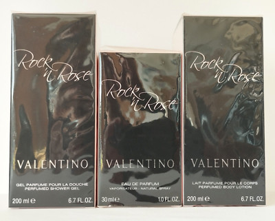 VALENTINO Rock 'n Rose EdP 30 ml + Body Lotion 200 ml  & Shower Gel 200 ml Set