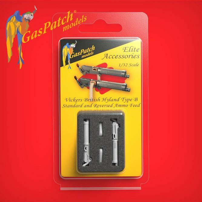 GasPatch 1/32 Vickers British Hyland B Std & Reversed Feed (Pair) - GP32062 GasPatch 1/32 Vickers British Hyland B Std & Reversed Feed (Pair) - GP32062