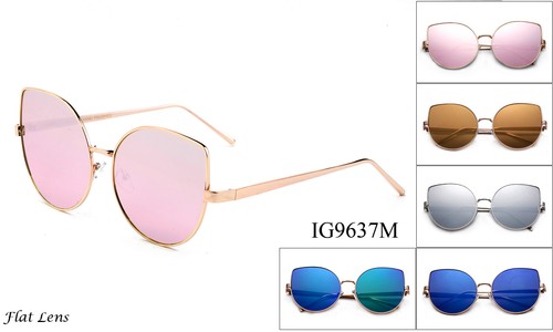 Venta al por mayor de gafas de sol a granel con marco de metal de moda 12-120 pares para mujeres, adolescentes - Imagen 15 de 24