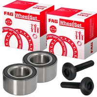 2X Schaeffler Fag 713610290 Radlagersatz Hinten FüR Audi 80 B4 B5 Vw Passat