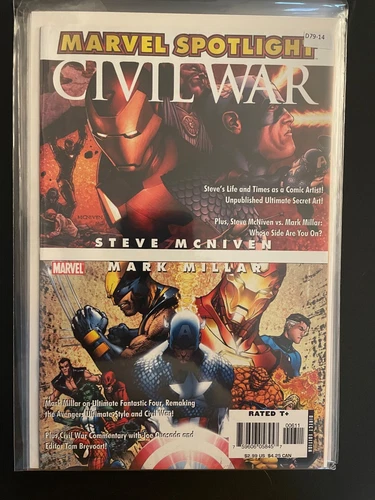 Marvel Spotlight Steve McNiven/Mark Millar High Grade 9.6 Marvel D79-14