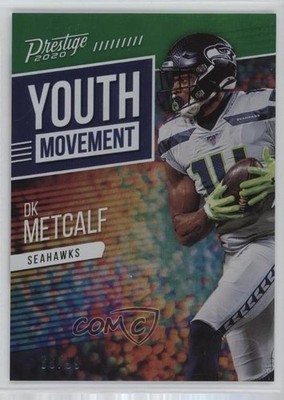 2020 Panini Prestige Youth Movement Xtra Points Green /99 DK Metcalf #YM-DK 9o3