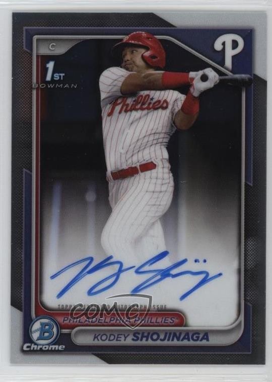 2024 Bowman Draft Chrome Prospect Auto Kodey Shojinaga #CPA-KSH Auto 1fg6