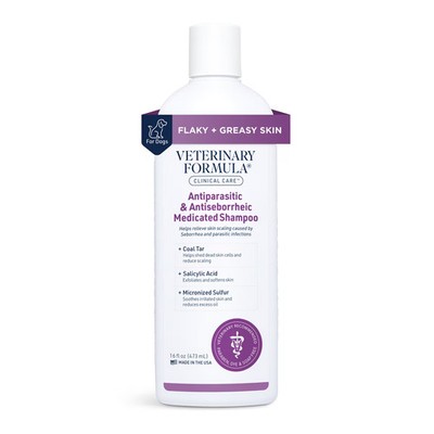 Antiparasitic & Antiseborrheic Dog Shampoo