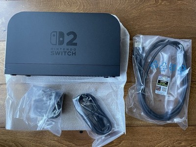 Nintendo Switch 2 OEM Dock Set Official Dock + HDMI Cable + AC Power Adapter