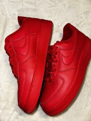 Nike Air Force 1 '07 LV8 1 Triple Red CW6999-600 University Red Men's Low Top