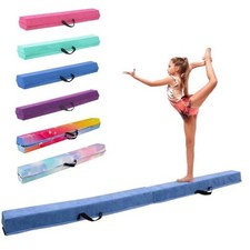 8FT/9.5FT Folding Balance Beam, Portable 8ft 6in 4.8in 240 15 12cm Blue