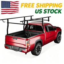 Heavy Duty 1000 Lbs Steel Truck Ladder Rack Fits 49-65 In Adjustable Global Heavy Duty 1000 Lbs Steel Truck Ladder Rack Fits 49-65 In Adjustable Global