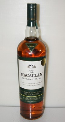 Macallan Select Oak The 1824 Collection 2009 Sherry & Bourbon Casks 40% Gold 1 L
