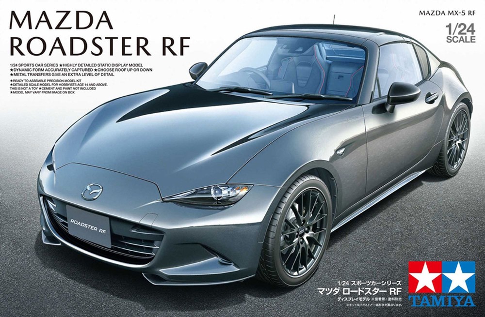 Tamiya 1/24 Mazda MX-5 Roadster RF Hardtop Model Kit  24353
