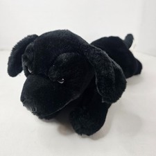 Animal Alley Black Dog Labrador Retriever Puppy Stuffed Animal Toy 2007