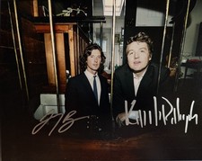 THE MILK CARTON KIDS SIGNED 8x10 PHOTO FOLK DUO AUTOGRAPH AUTHENTIC COA