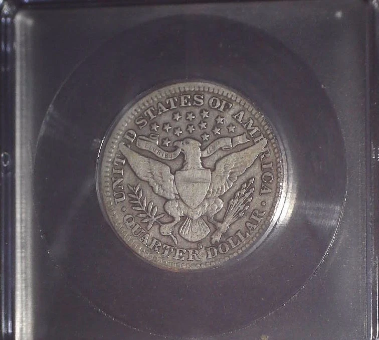 1905-S Barber Quarter, ICG VF25 , Tougher Date, Beautiful - Image 4 of 4