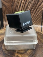 Kaiser 2 Axis Black Hot Shoe Bubble Spirit Level with Case - Used, Good