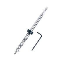 Pocket Hole Twist Step 3/8" Drill Bit 1/4" Hex Shank with Depth Stop Collar