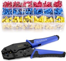 Wire Crimping Tool Kit with 800 PCS Wire Connectors and Electrical Terminals