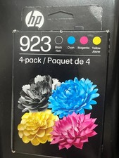 HP 923 Black/Cyan/Magenta/Yellow Standard Yield Ink Cartridges 4 Pack 7472