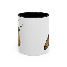 Monarch Butterfly Accent Coffee Mug, 11oz