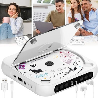 CD Player Audio Player Portable CD Player wiederaufladbar Instant Professional