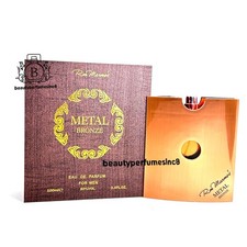 METAL BRONZE by RON MARONE'S 3.4oz EDP Spray For Men. Brand New