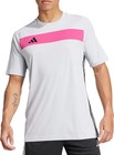 adidas Tiro 25 Essentials Mens Training Top White Short Sleeve Football T-Shirt