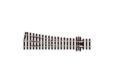 Peco HOm Scale ~ (12mm) Code 75 ~ Medium Right Hand Electrofrog Turnout SL-E1495